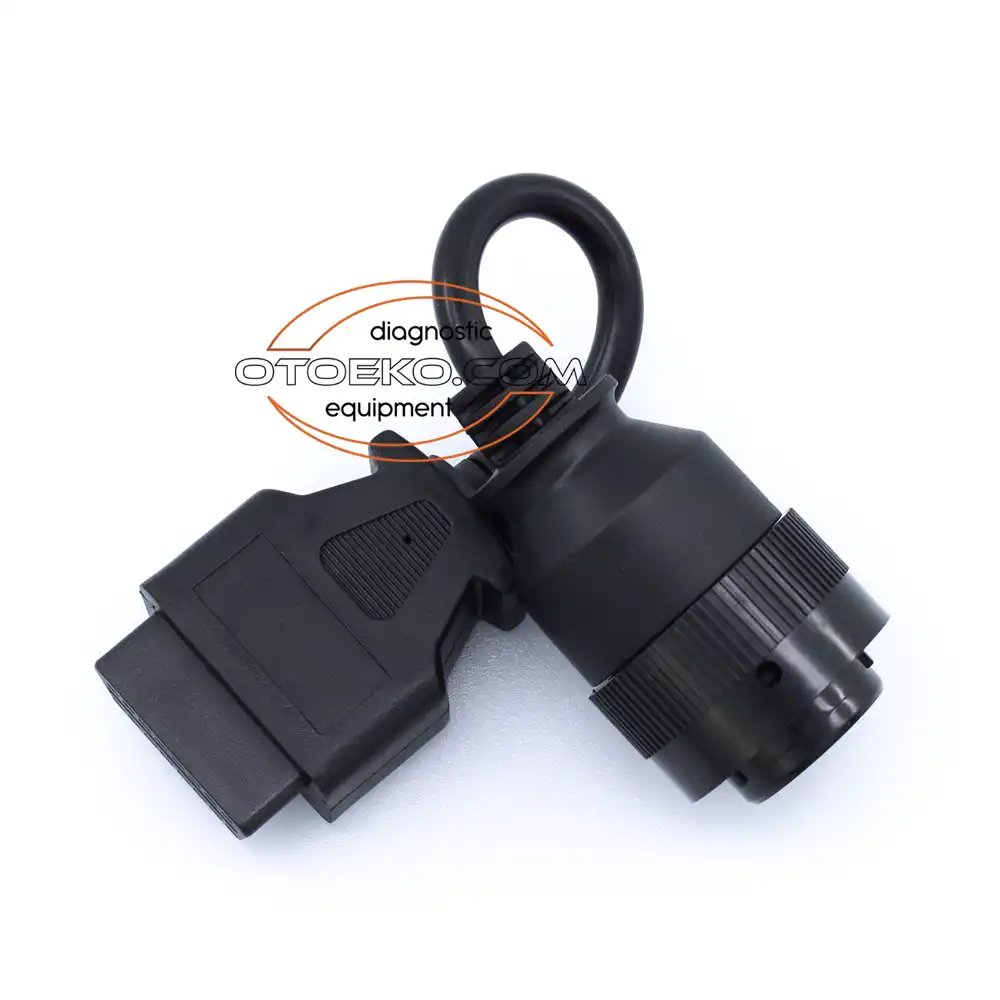 Caterpillar CAT ET İş Makinesi 14-Pin Yuvarlak Soket -> 16-Pin OBD2 Dönüştürücü Teşhis Kablosu